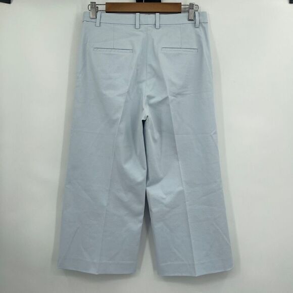 Theory Nadeem’s Cropped Wide Leg Chino Pants - Picture 4 of 9